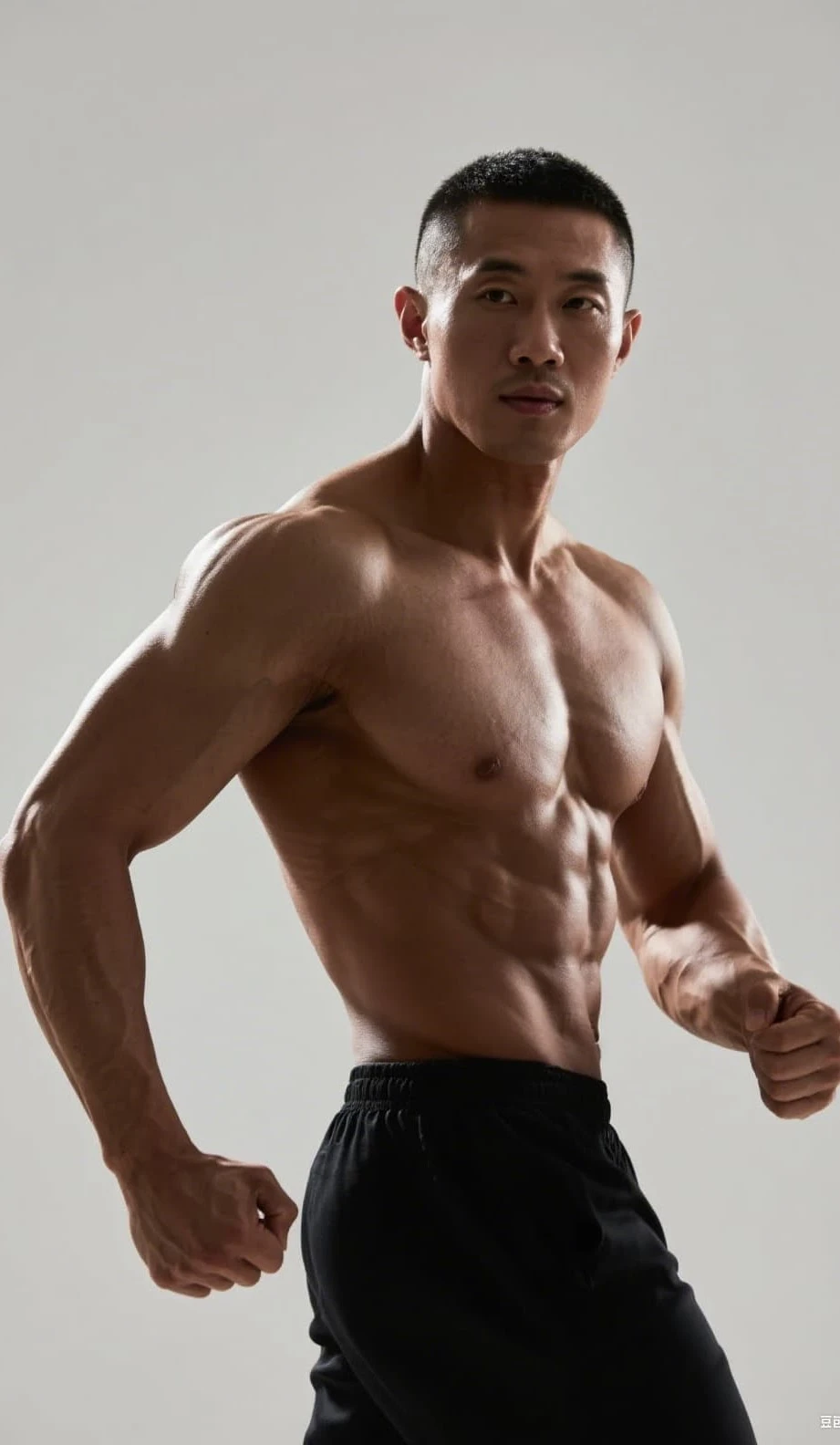 58健身先生形象照